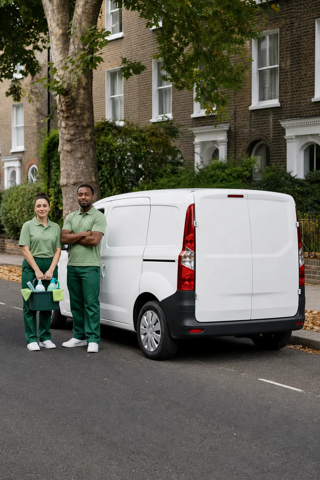 Indeed-Clean team with their van